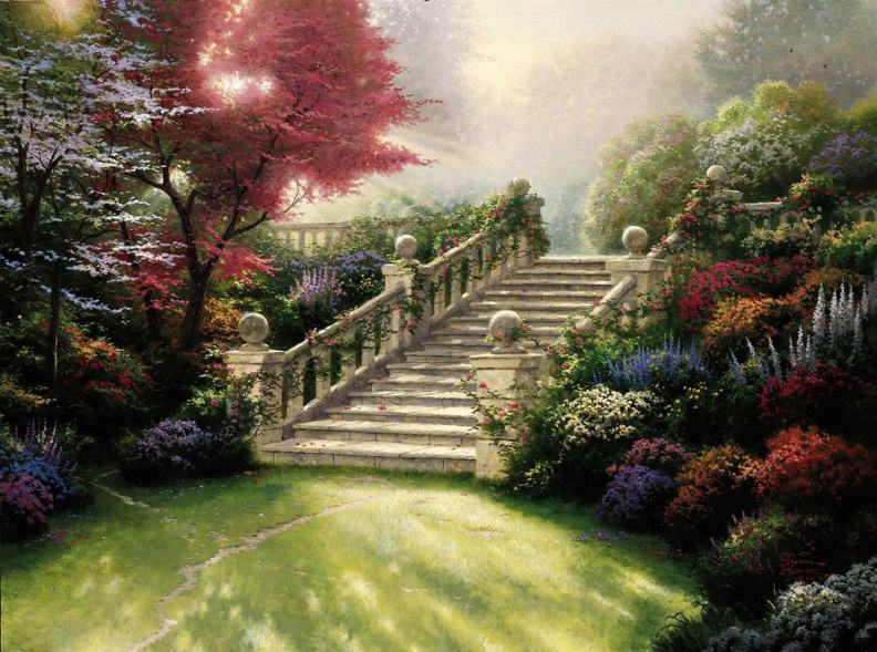 Thomas Kinkade Stairway to Paradise